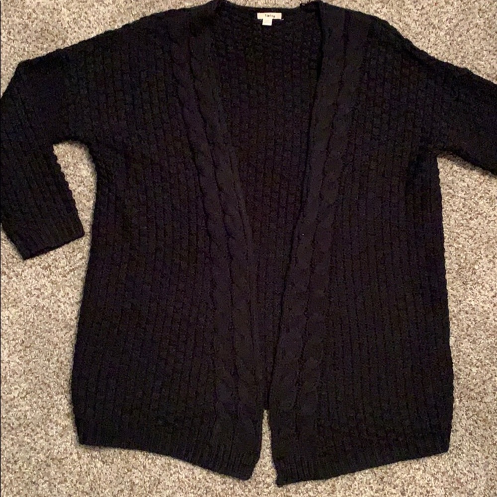 Cardigan pull on sweater